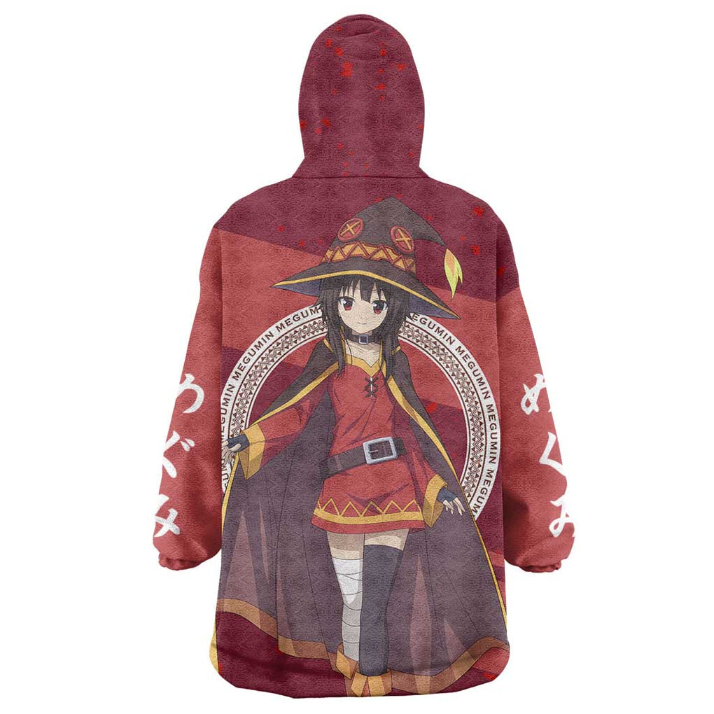 Megumin KonoSuba Wearable Blanket Hoodie Mix Anime Style