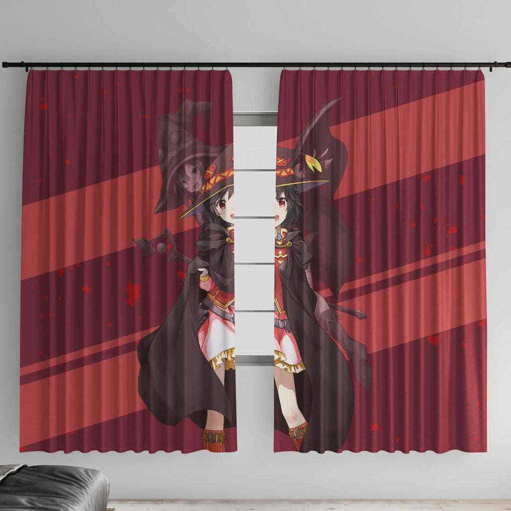 Megumin KonoSuba Window Curtain Mix Anime Style