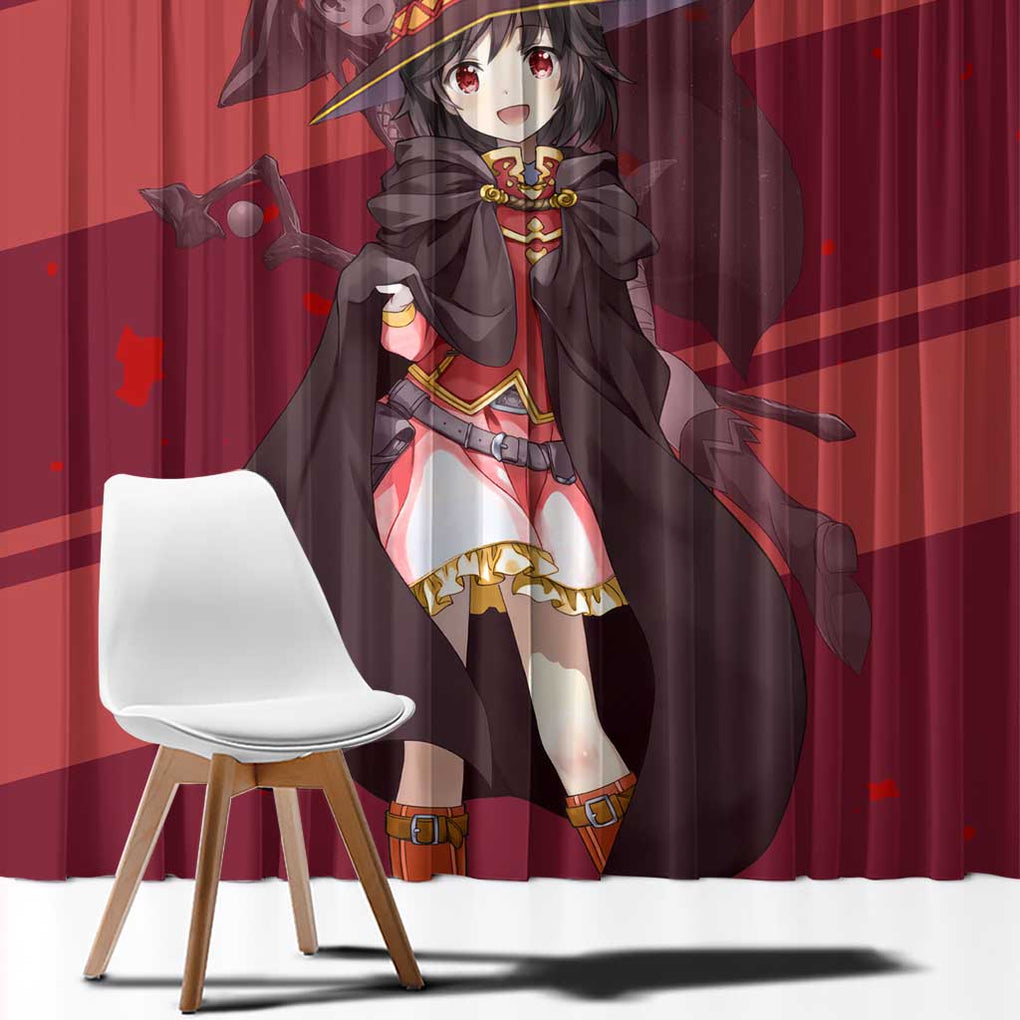 Megumin KonoSuba Window Curtain Mix Anime Style