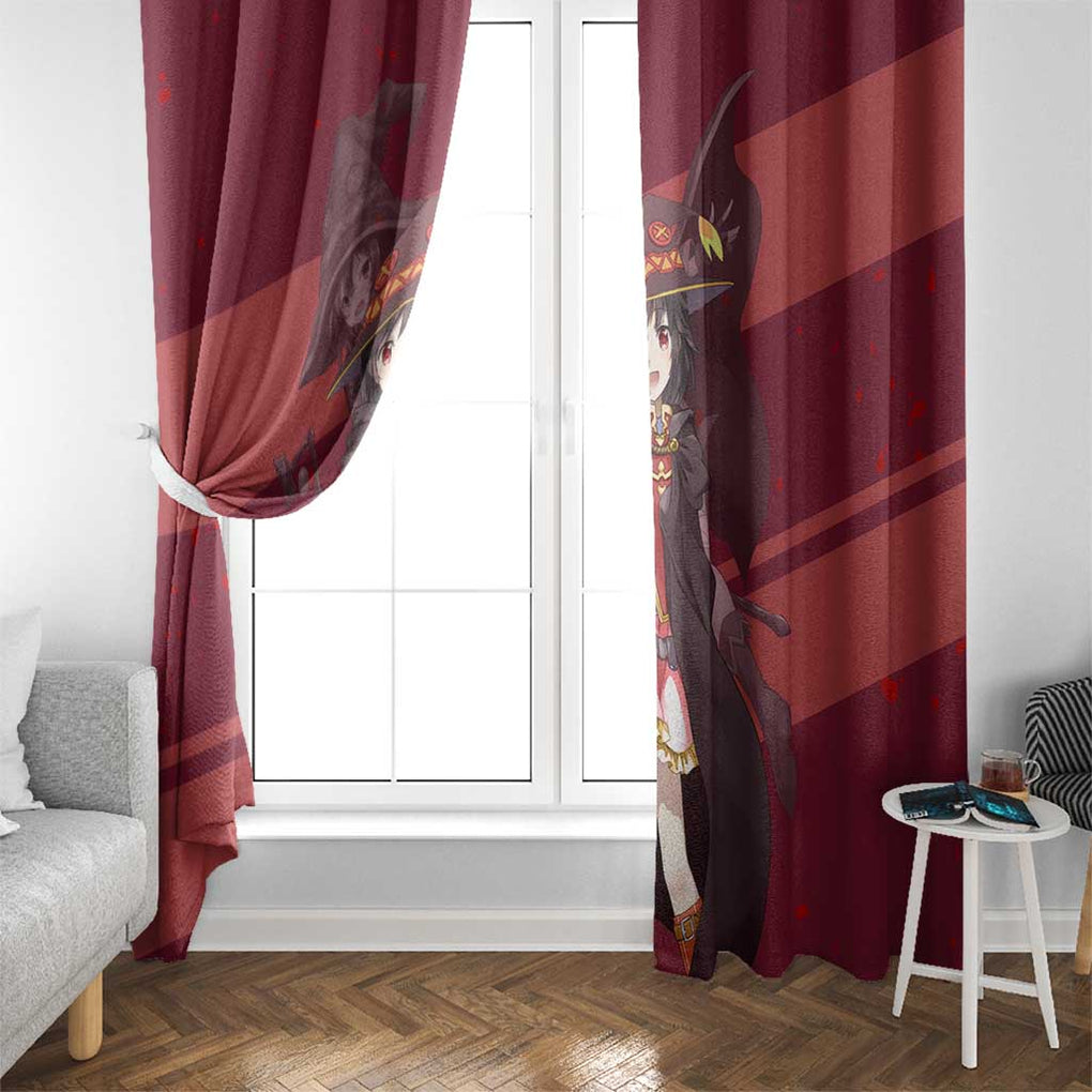 Megumin KonoSuba Window Curtain Mix Anime Style