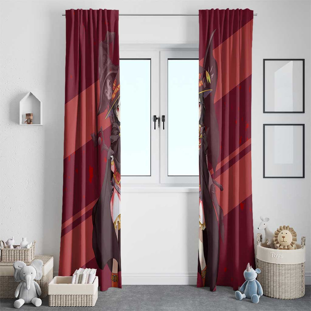 Megumin KonoSuba Window Curtain Mix Anime Style