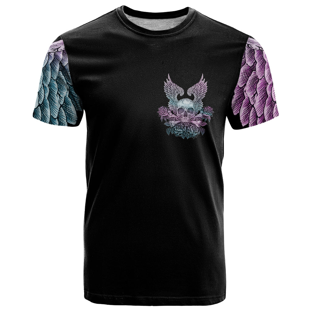 skull-wings-roses-zero-fuck-given-t-shirt