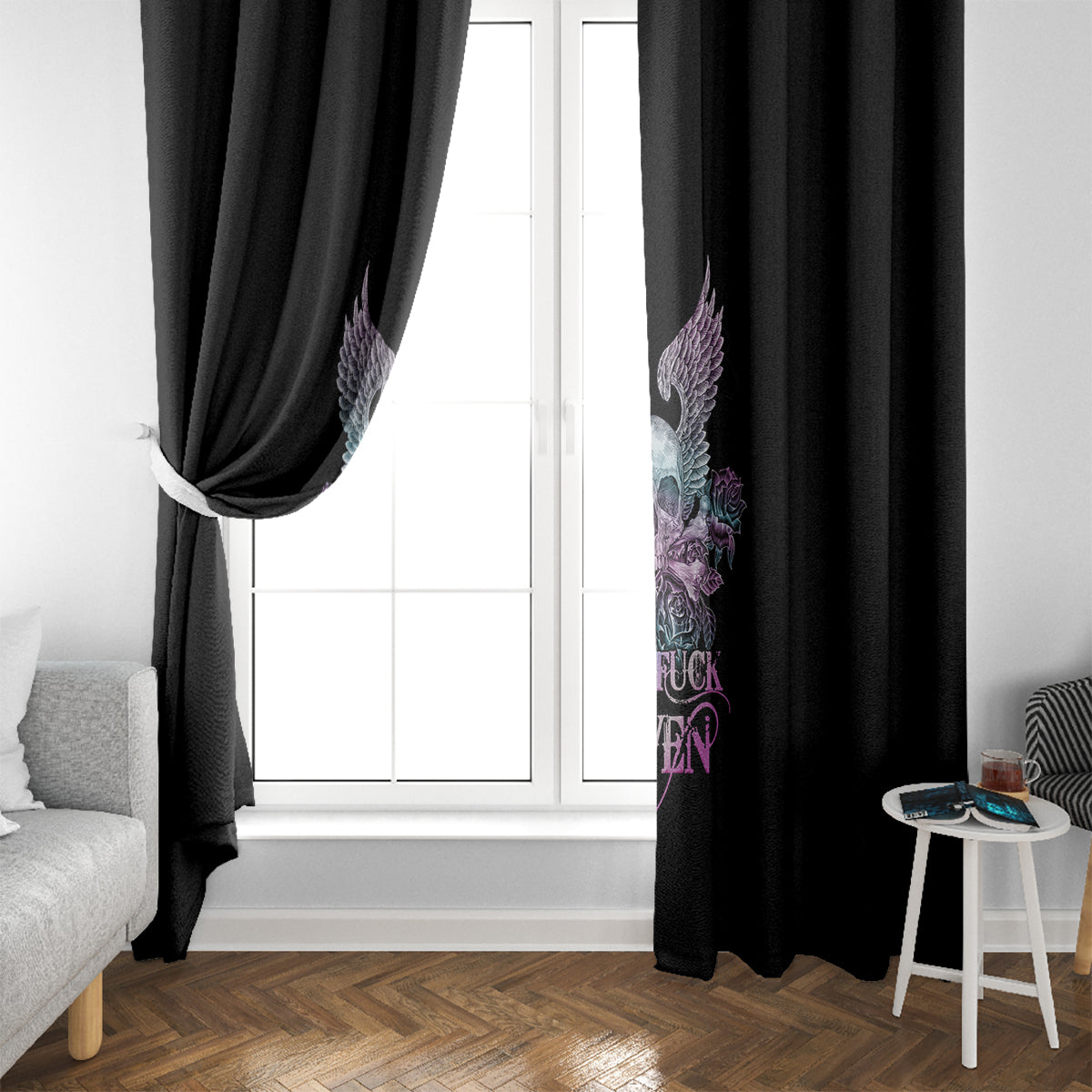 skull-wings-roses-zero-fuck-given-window-curtain
