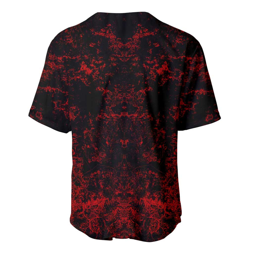 Red Riot Eijiro My Hero Academia Baseball Jersey Blood Grunge Style