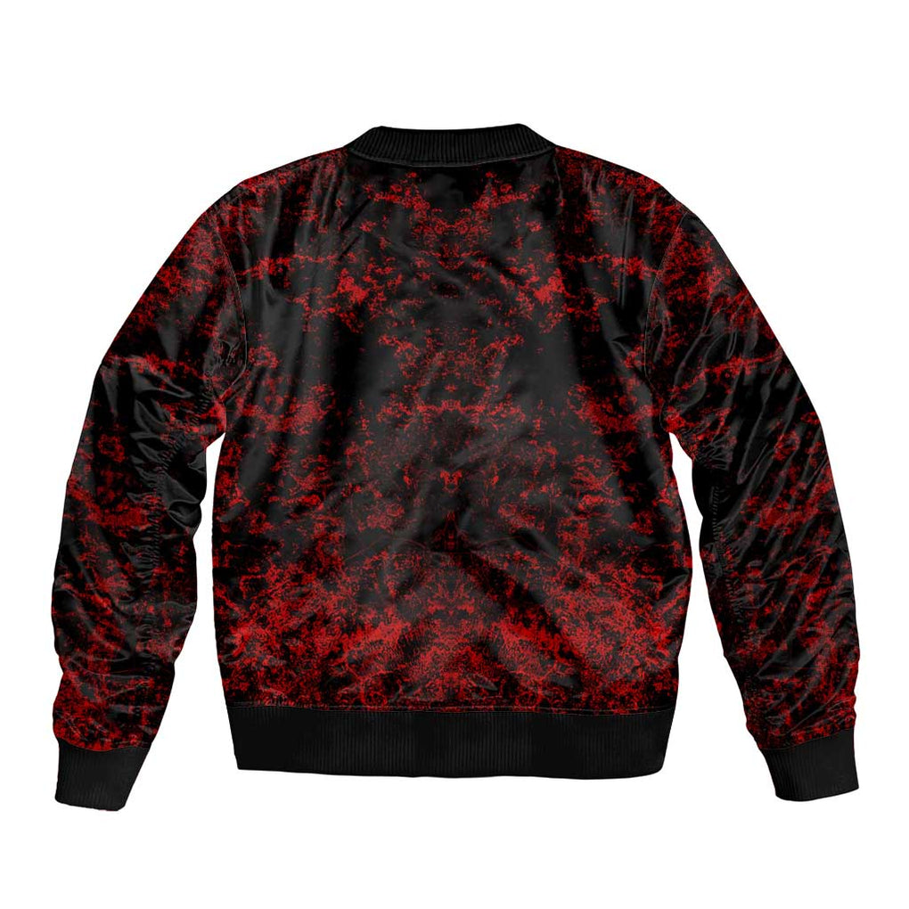 Red Riot Eijiro My Hero Academia Bomber Jacket Blood Grunge Style