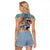 Trippy Rohan Kishibe Heaven’s Door Jojo’s Bizarre Raglan Cropped T Shirt Trippy Style