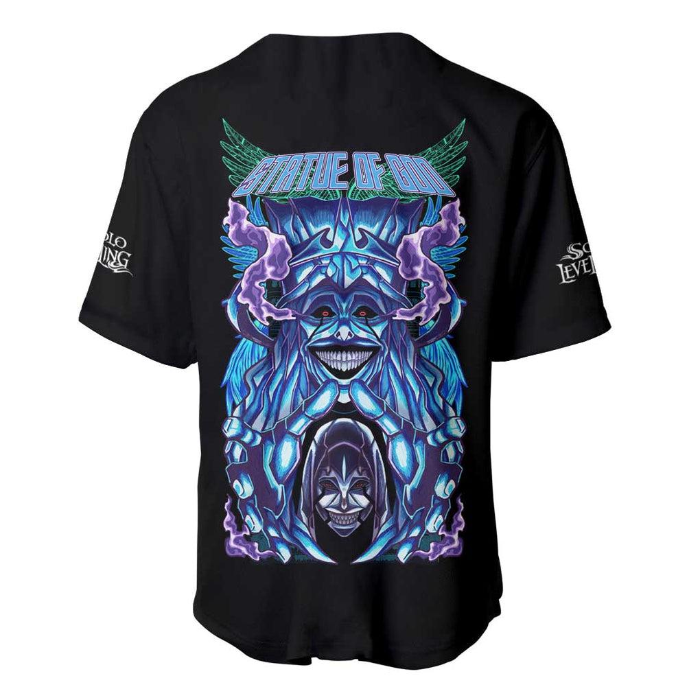Statue of God - Solo Leveling Baseball Jersey Japan Anime Style