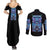 Statue of God - Solo Leveling Couples Matching Summer Maxi Dress and Long Sleeve Button Shirt Japan Anime Style