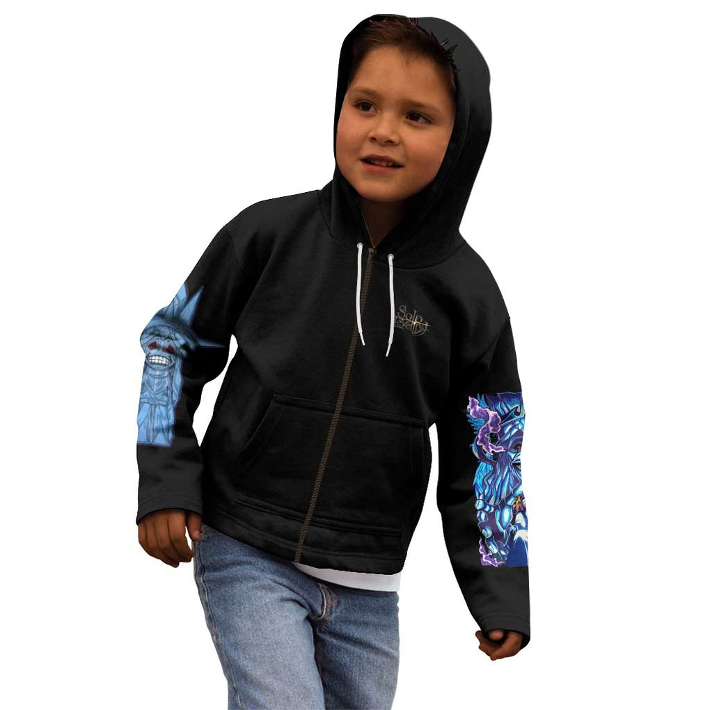 Statue of God - Solo Leveling Kid Hoodie Japan Anime Style