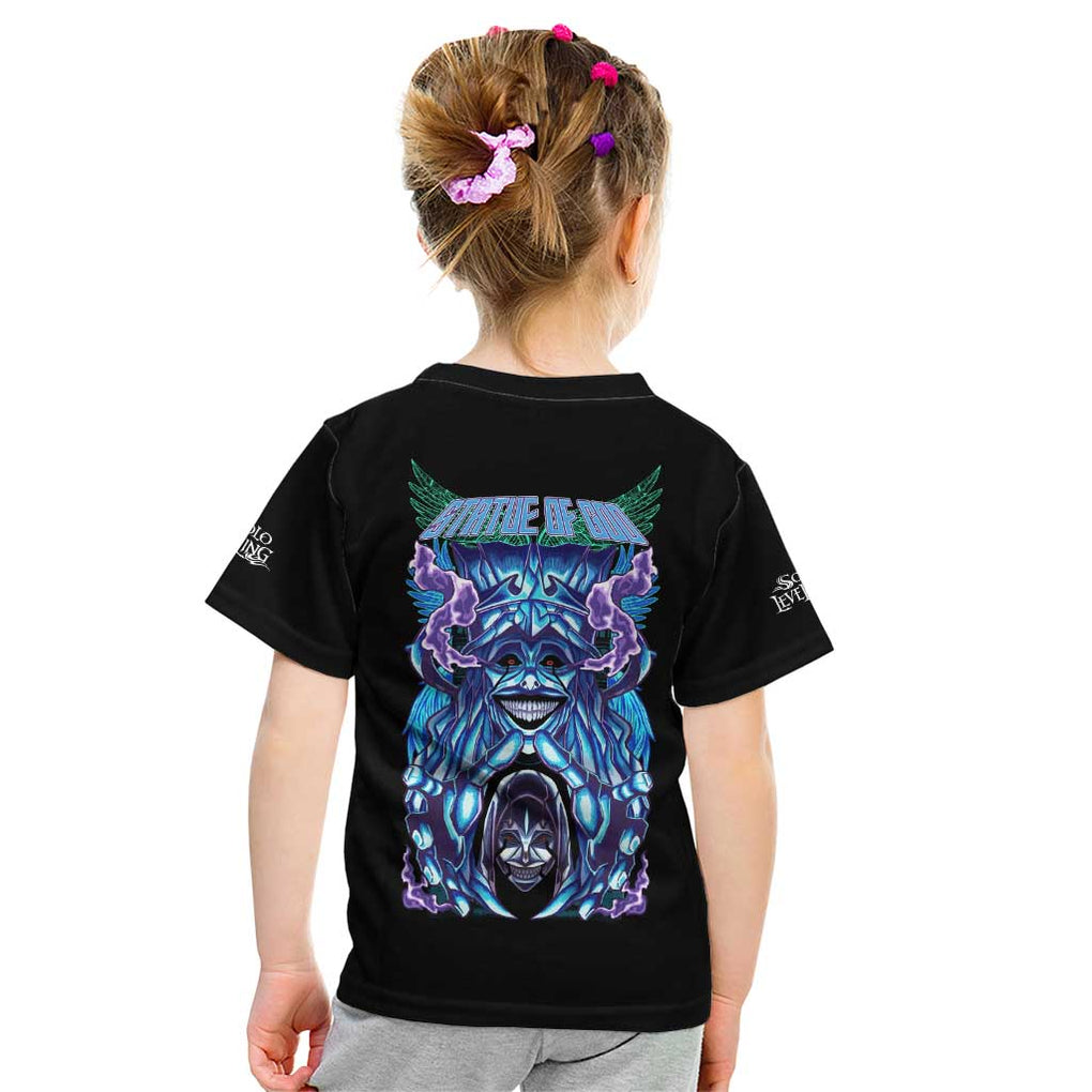 Statue of God - Solo Leveling Kid T Shirt Japan Anime Style