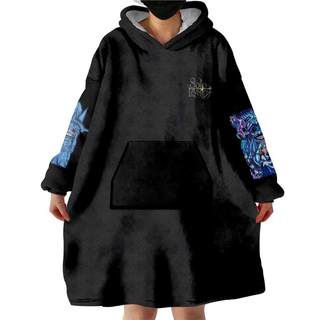 Statue of God - Solo Leveling Wearable Blanket Hoodie Japan Anime Style