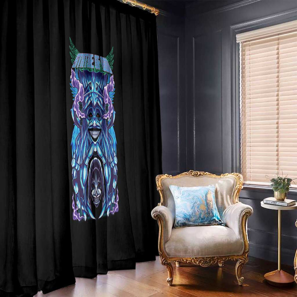 Statue of God - Solo Leveling Window Curtain Japan Anime Style