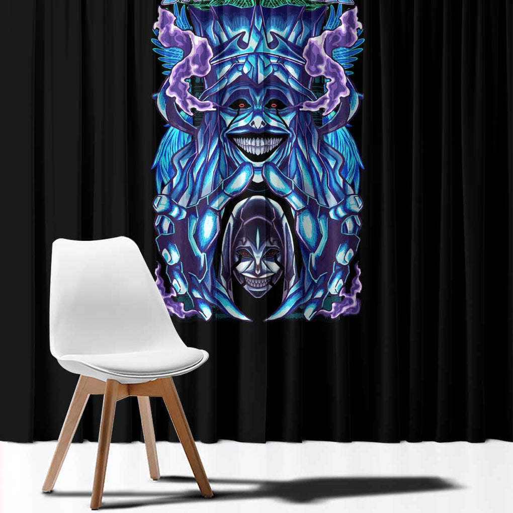 Statue of God - Solo Leveling Window Curtain Japan Anime Style