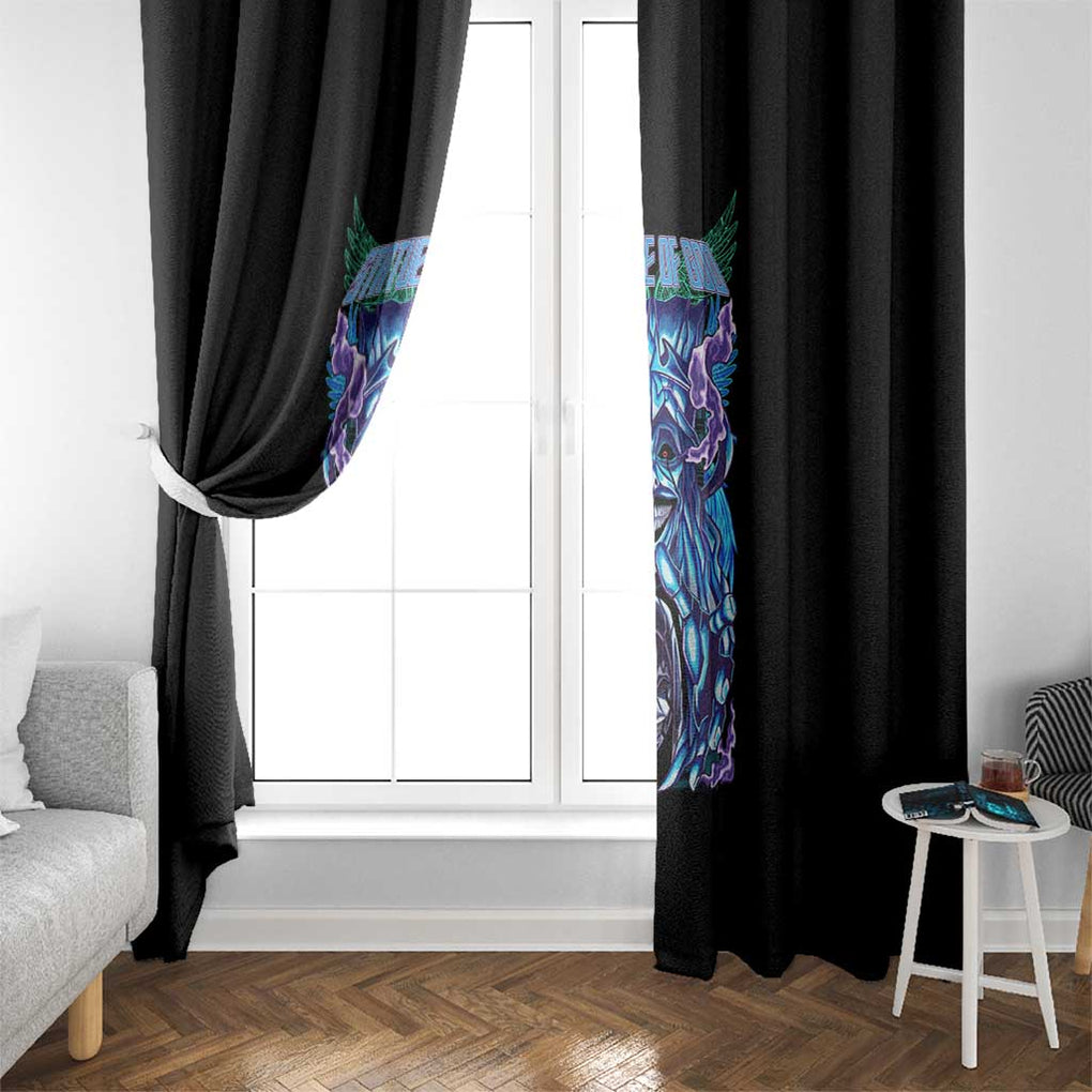 Statue of God - Solo Leveling Window Curtain Japan Anime Style