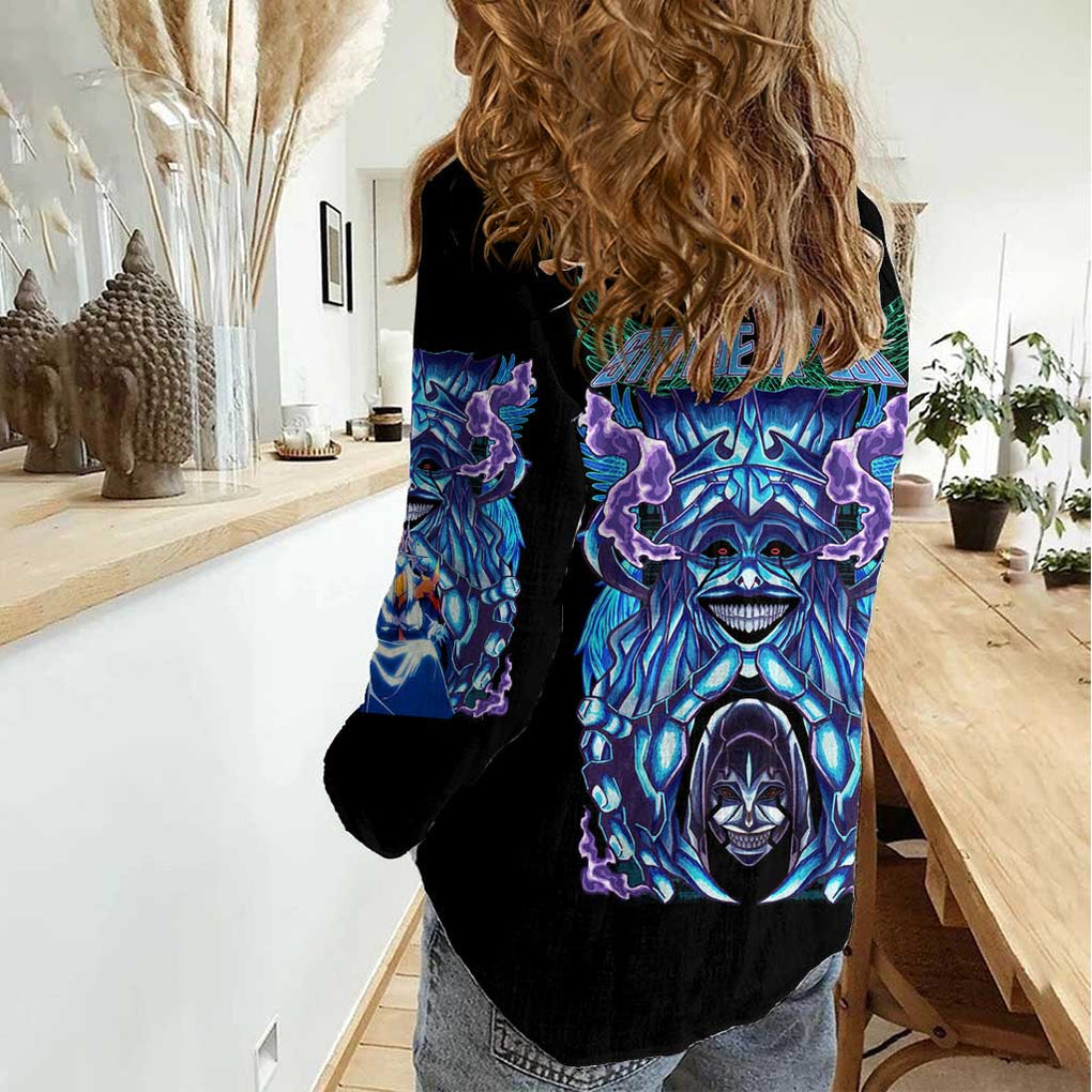 Statue of God - Solo Leveling Women Casual Shirt Japan Anime Style