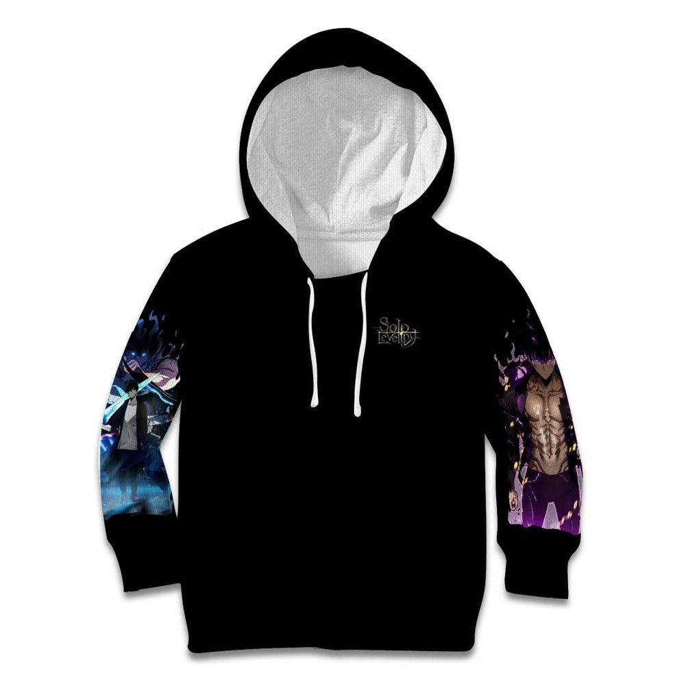 Sung Jin Woo V2 Solo Leveling Kid Hoodie Anime Style