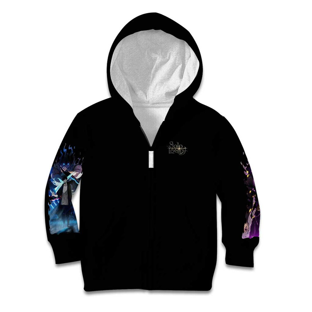 Sung Jin Woo V2 Solo Leveling Kid Hoodie Anime Style