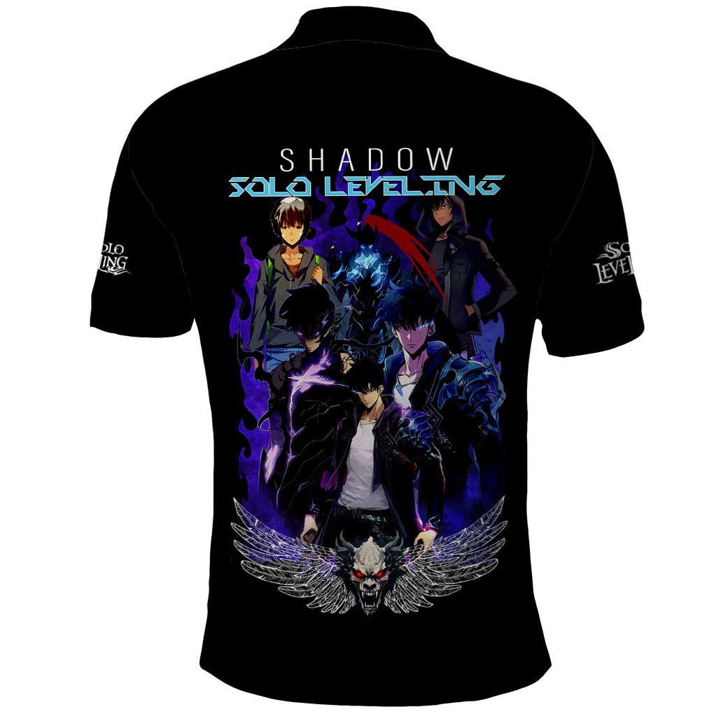 Sung Jin Woo V2 Solo Leveling Polo Shirt Anime Style