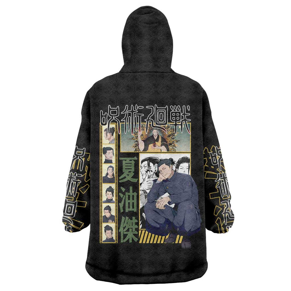Suguru Geto Jujutsu Kaisen Wearable Blanket Hoodie Japan Anime Style