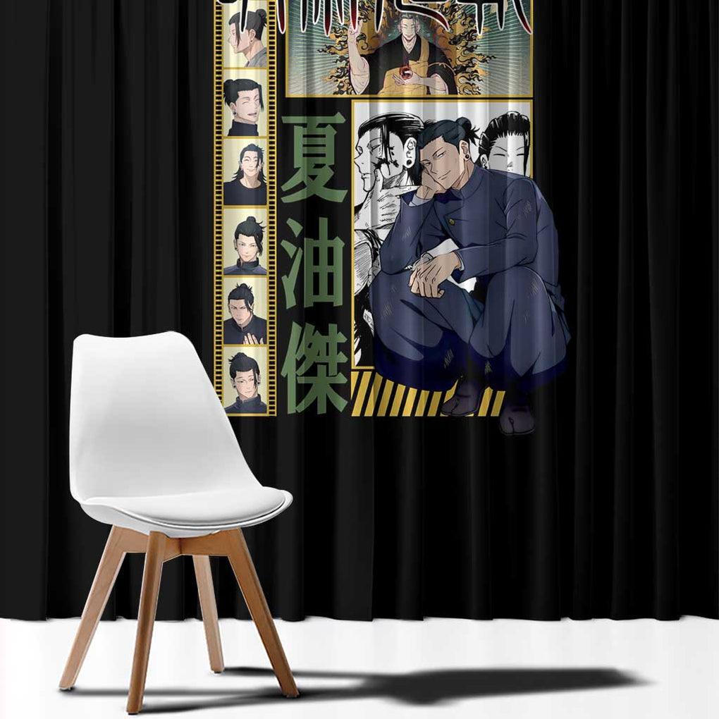 Suguru Geto Jujutsu Kaisen Window Curtain Japan Anime Style