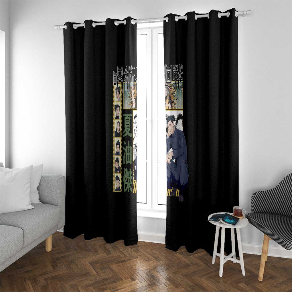 Suguru Geto Jujutsu Kaisen Window Curtain Japan Anime Style