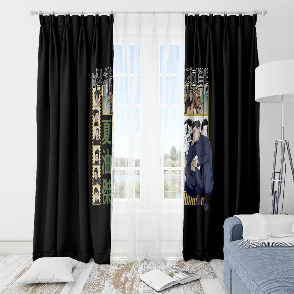 Suguru Geto Jujutsu Kaisen Window Curtain Japan Anime Style