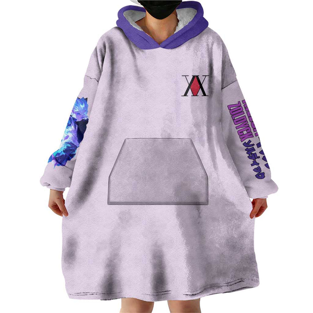 Killua Zoldyck V4 Hunter x Hunter Wearable Blanket Hoodie Anime Style