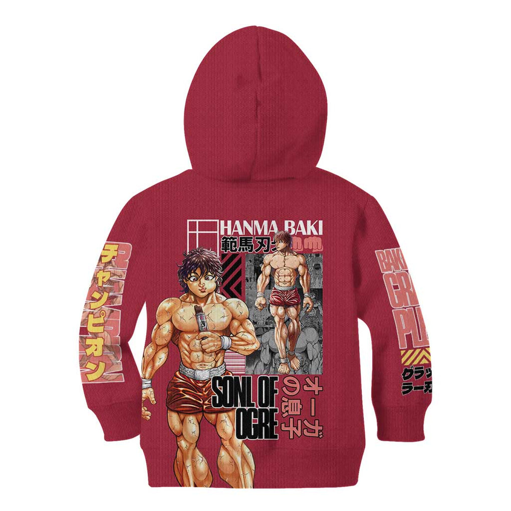Baki Hanma Baki Kid Hoodie Anime Style