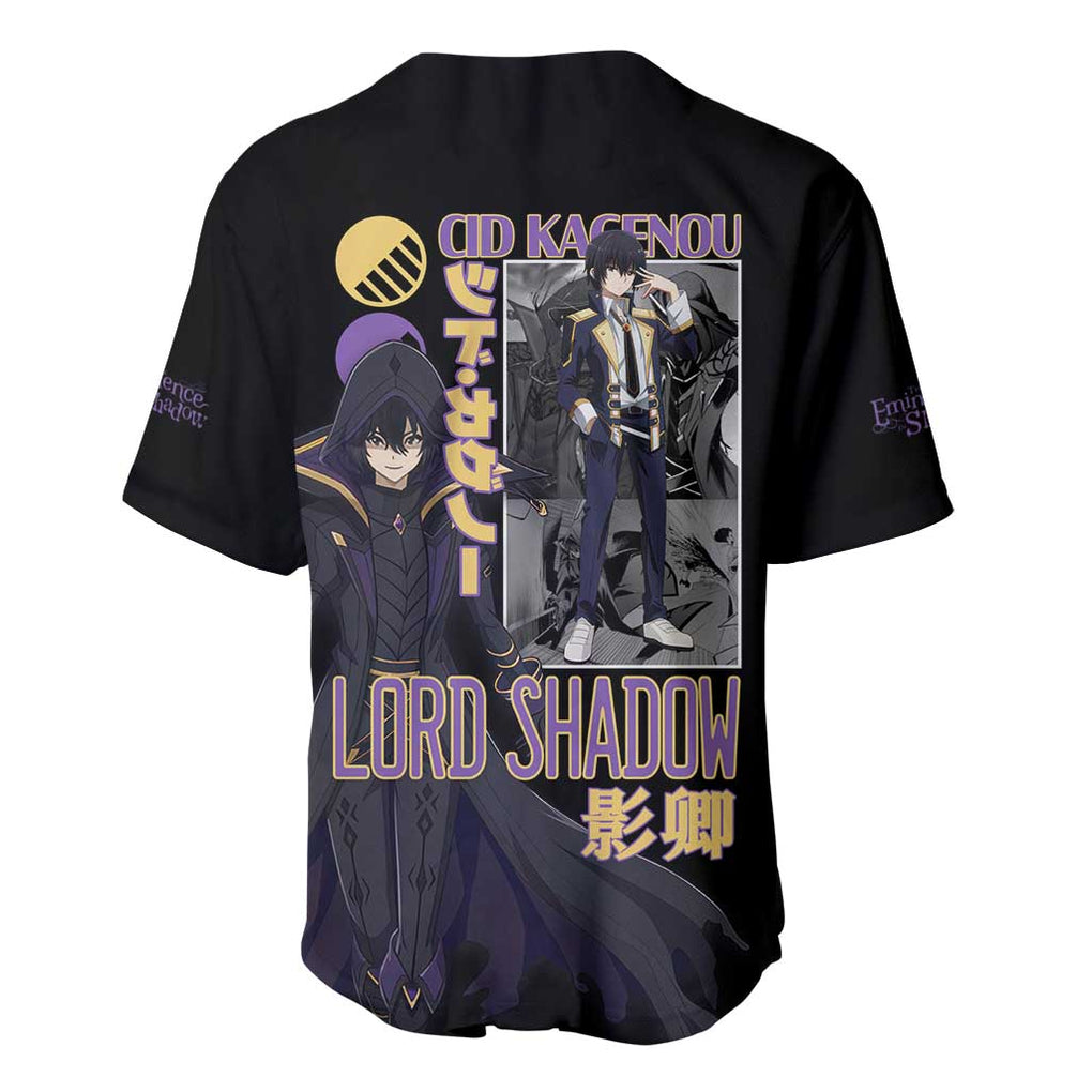 Cid Kageno The Eminence in Shadow Baseball Jersey Anime Style