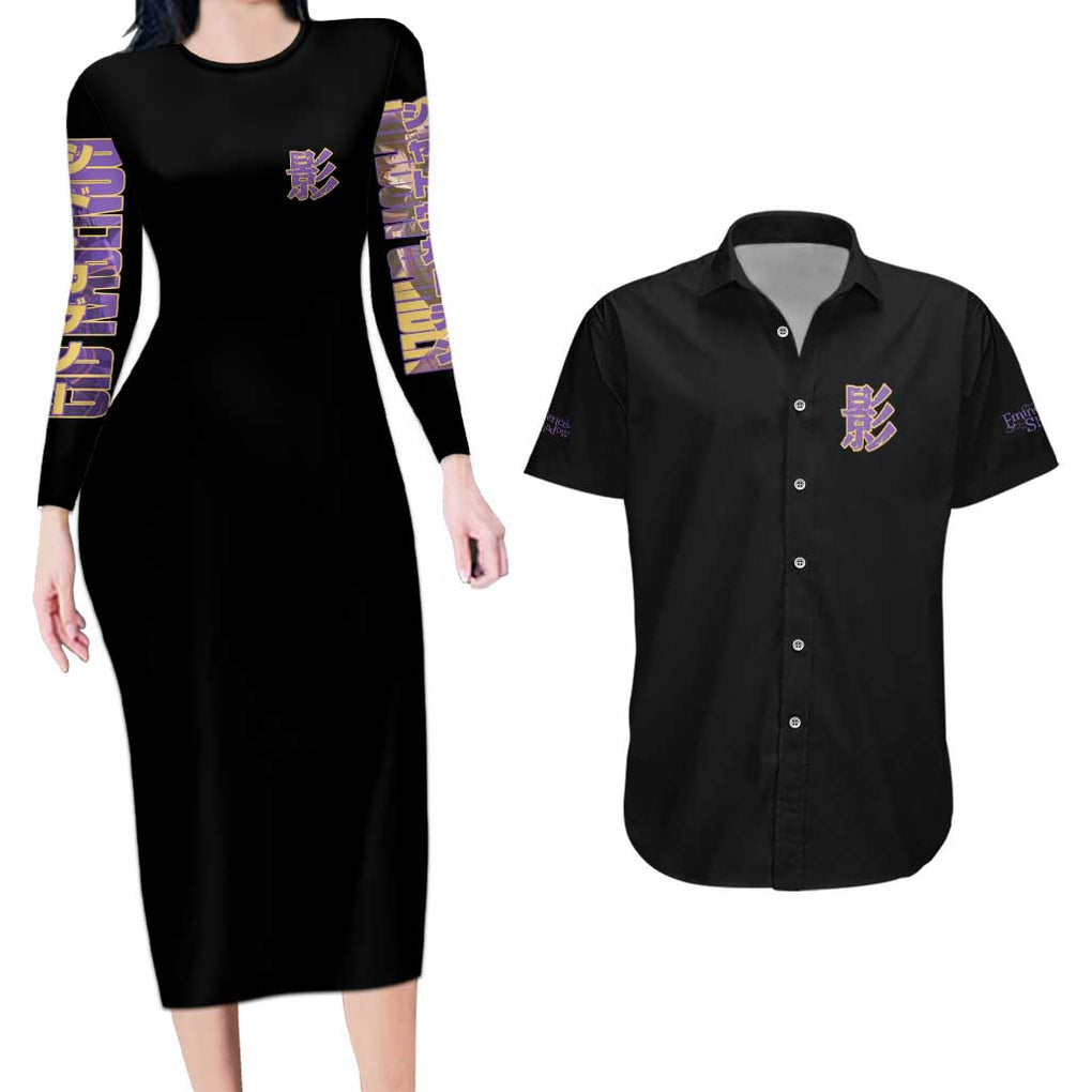 Cid Kageno The Eminence in Shadow Couples Matching Long Sleeve Bodycon Dress and Hawaiian Shirt Anime Style