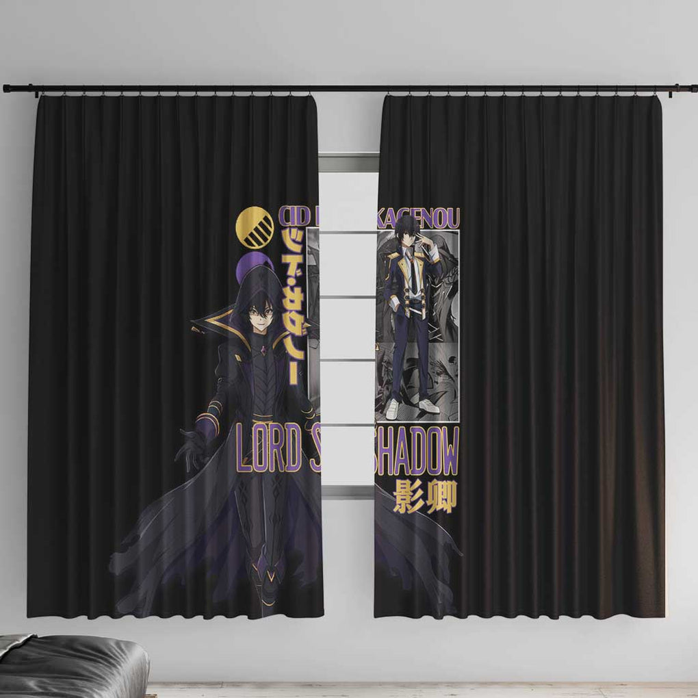 Cid Kageno The Eminence in Shadow Window Curtain Anime Style