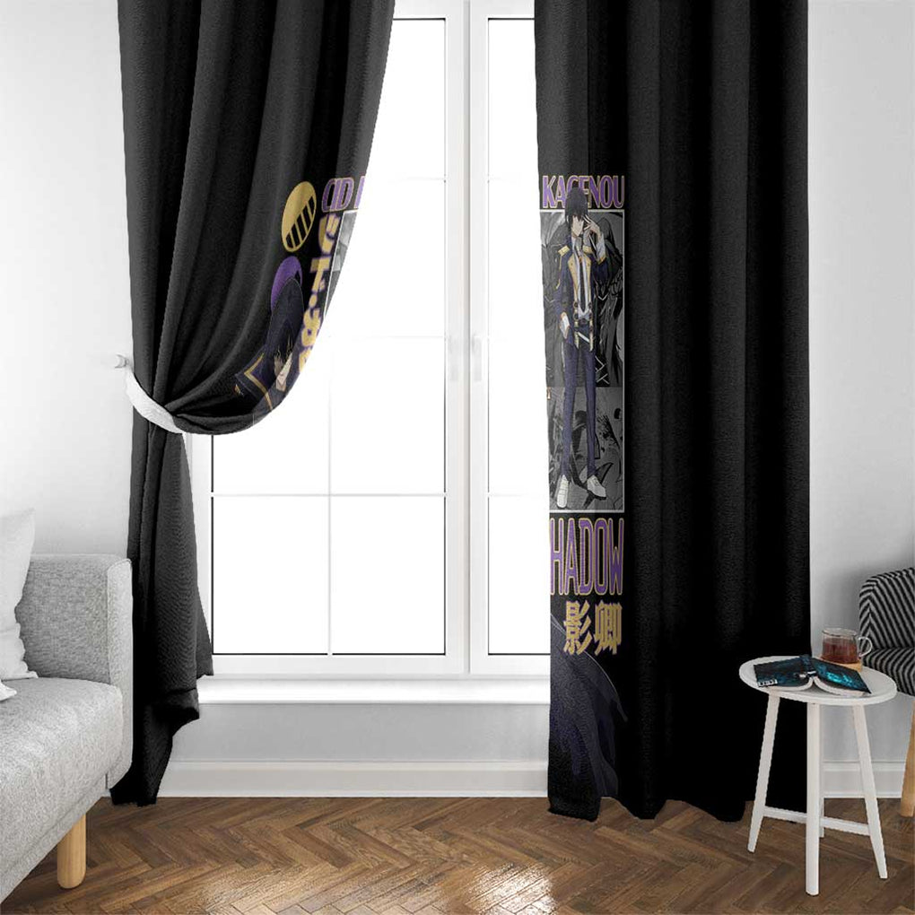 Cid Kageno The Eminence in Shadow Window Curtain Anime Style