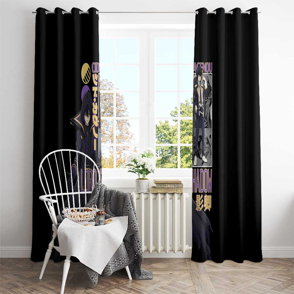 Cid Kageno The Eminence in Shadow Window Curtain Anime Style