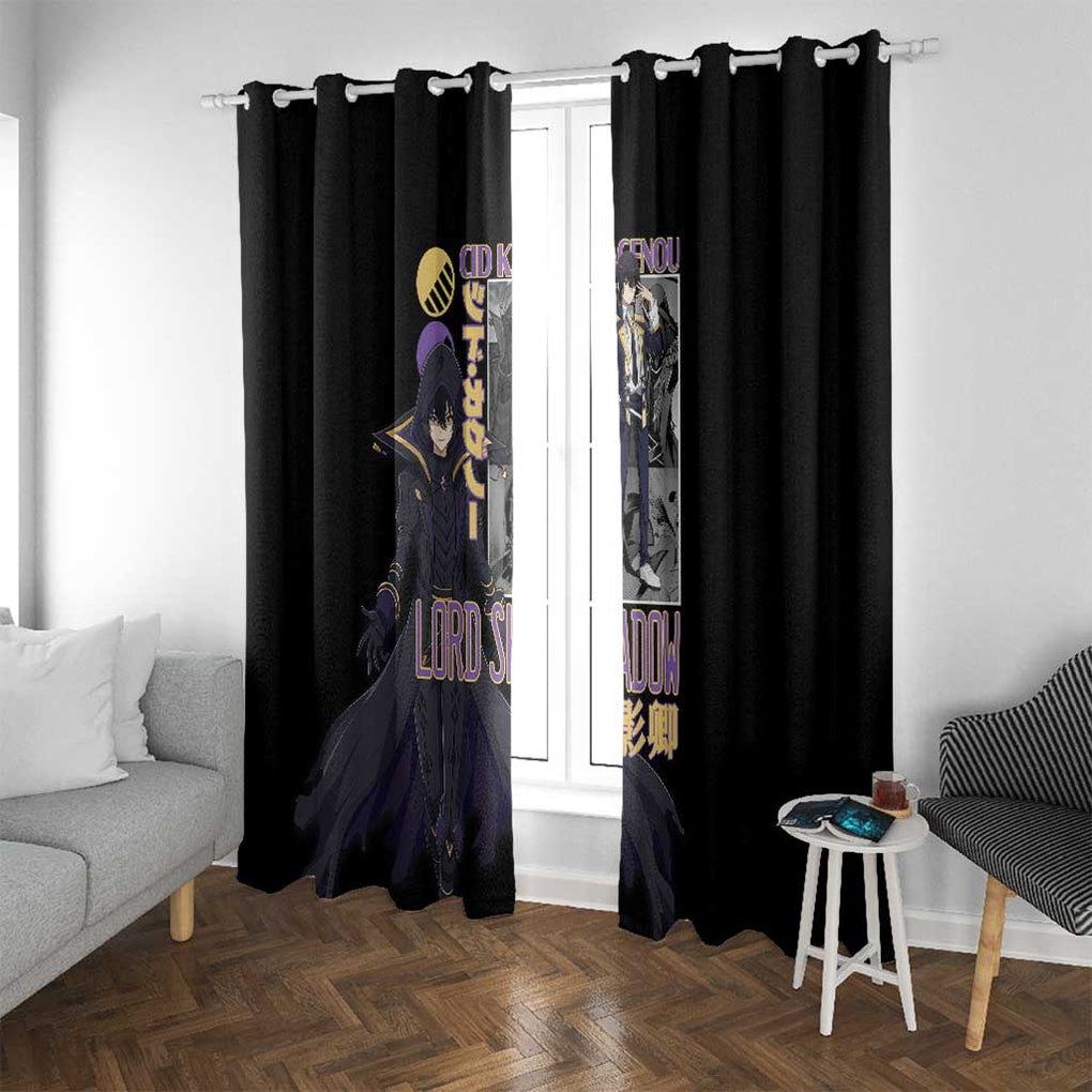 Cid Kageno The Eminence in Shadow Window Curtain Anime Style