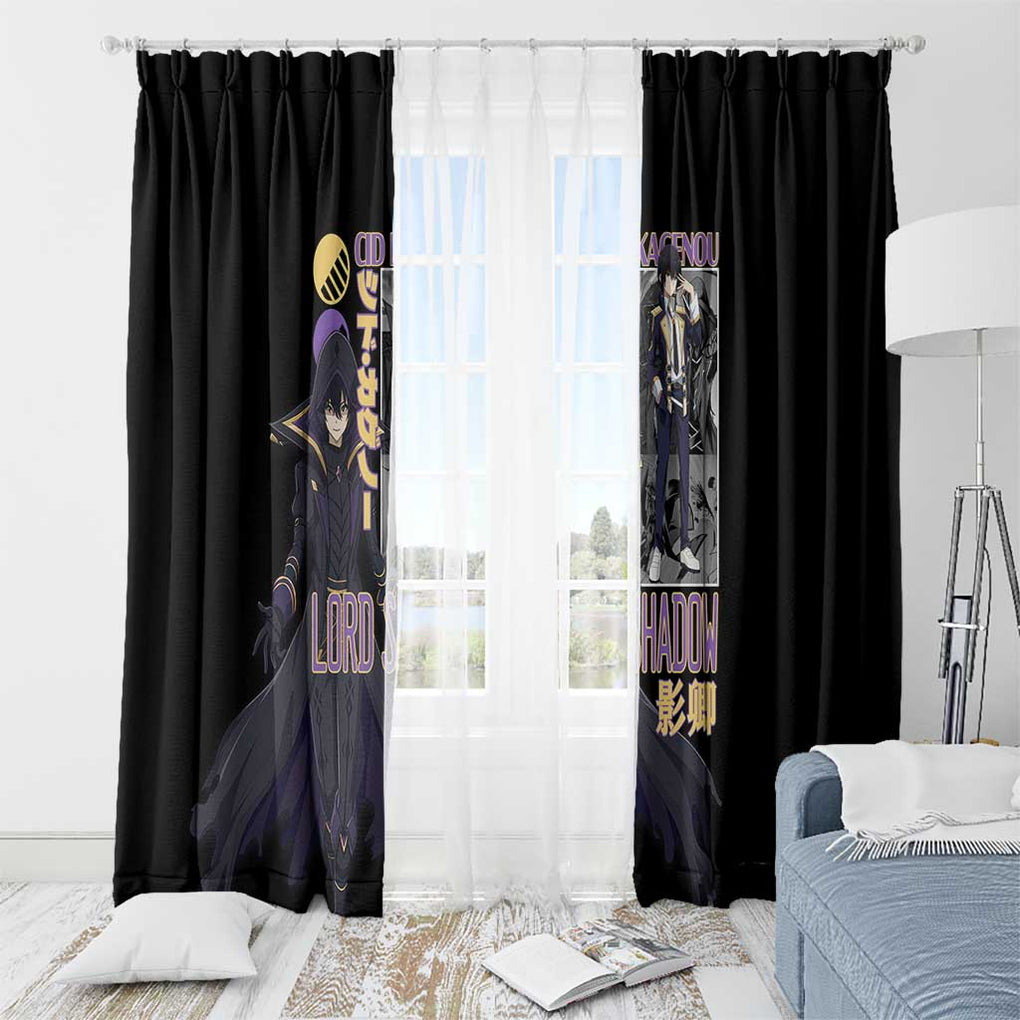 Cid Kageno The Eminence in Shadow Window Curtain Anime Style