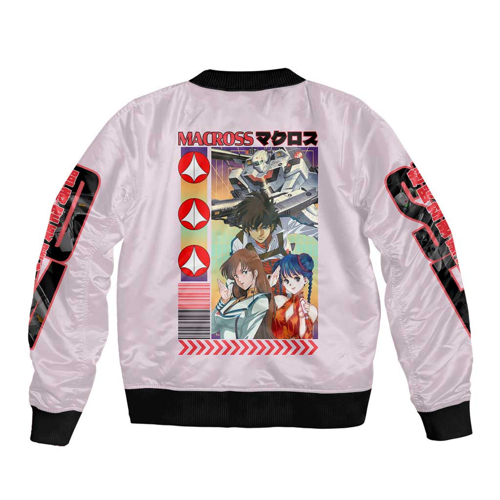 Super Dimension Fortress Macross Bomber Jacket Anime Style