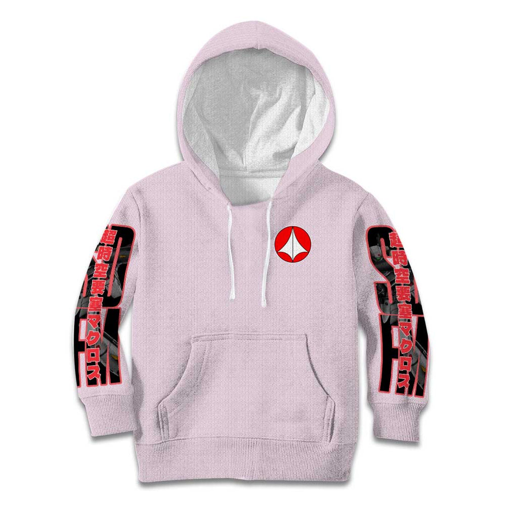 Super Dimension Fortress Macross Kid Hoodie Anime Style