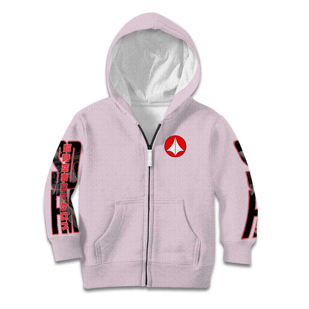 Super Dimension Fortress Macross Kid Hoodie Anime Style