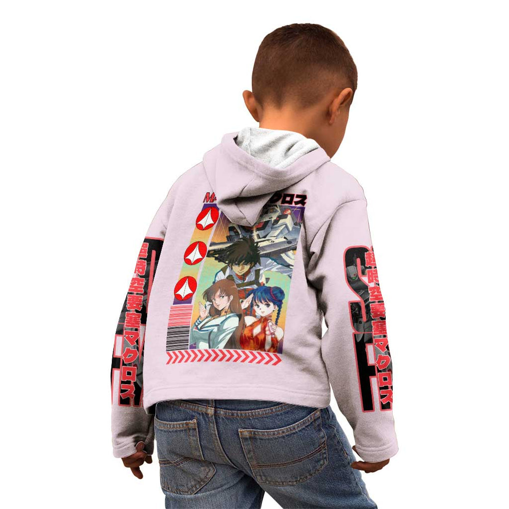 Super Dimension Fortress Macross Kid Hoodie Anime Style