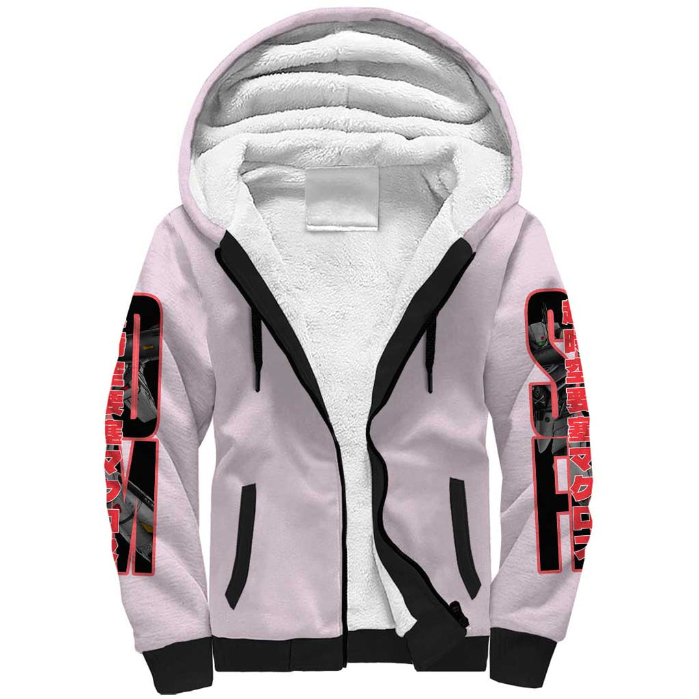 Super Dimension Fortress Macross Sherpa Hoodie Anime Style