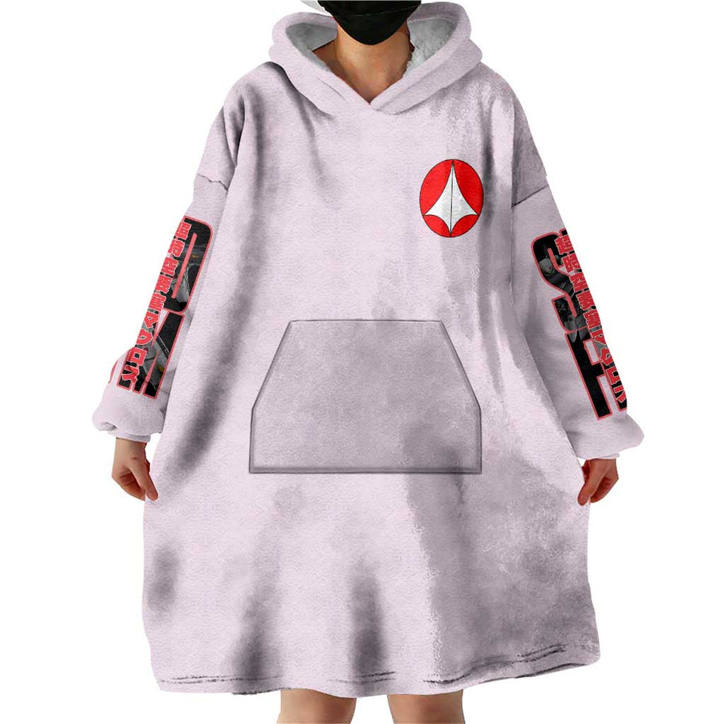 Super Dimension Fortress Macross Wearable Blanket Hoodie Anime Style