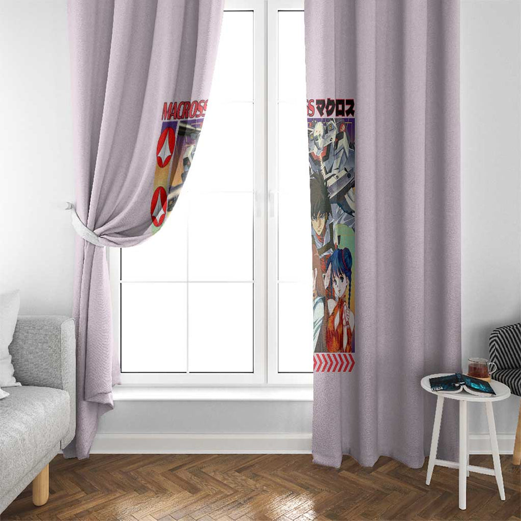 Super Dimension Fortress Macross Window Curtain Anime Style