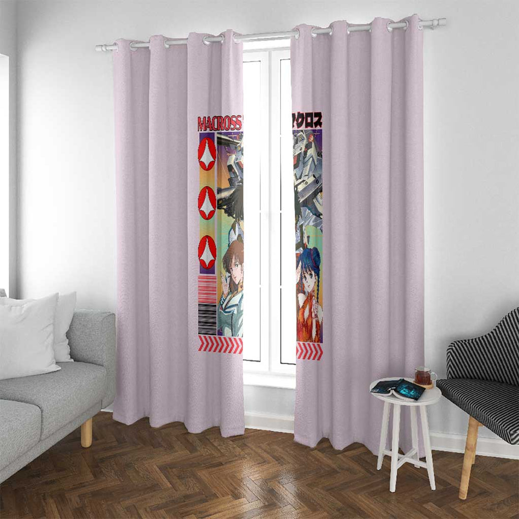 Super Dimension Fortress Macross Window Curtain Anime Style