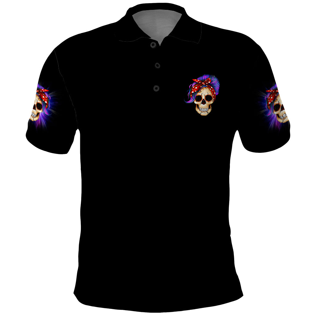 but-did-you-die-mom-life-purple-messy-bun-polo-shirt