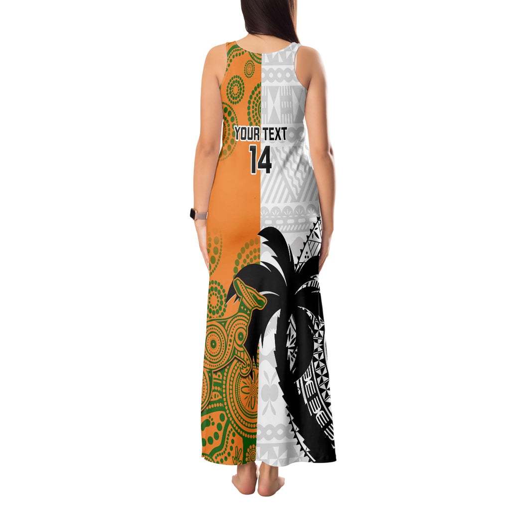 warning-kinda-crazy-messy-bun-skull-tank-maxi-dress