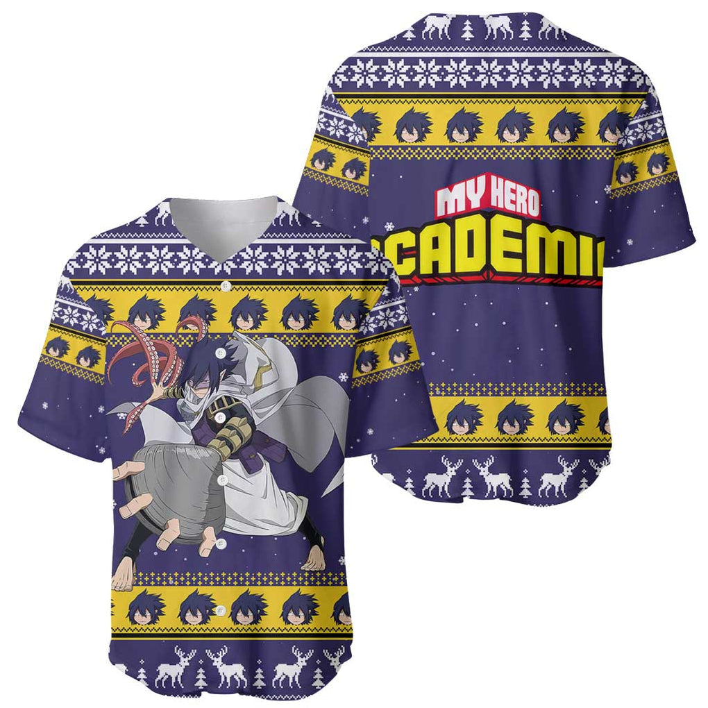 Suneater - My Hero Academia Baseball Jersey Anime Mix Christmas Style