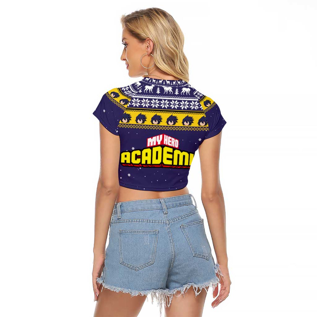 Suneater - My Hero Academia Raglan Cropped T Shirt Anime Mix Christmas Style