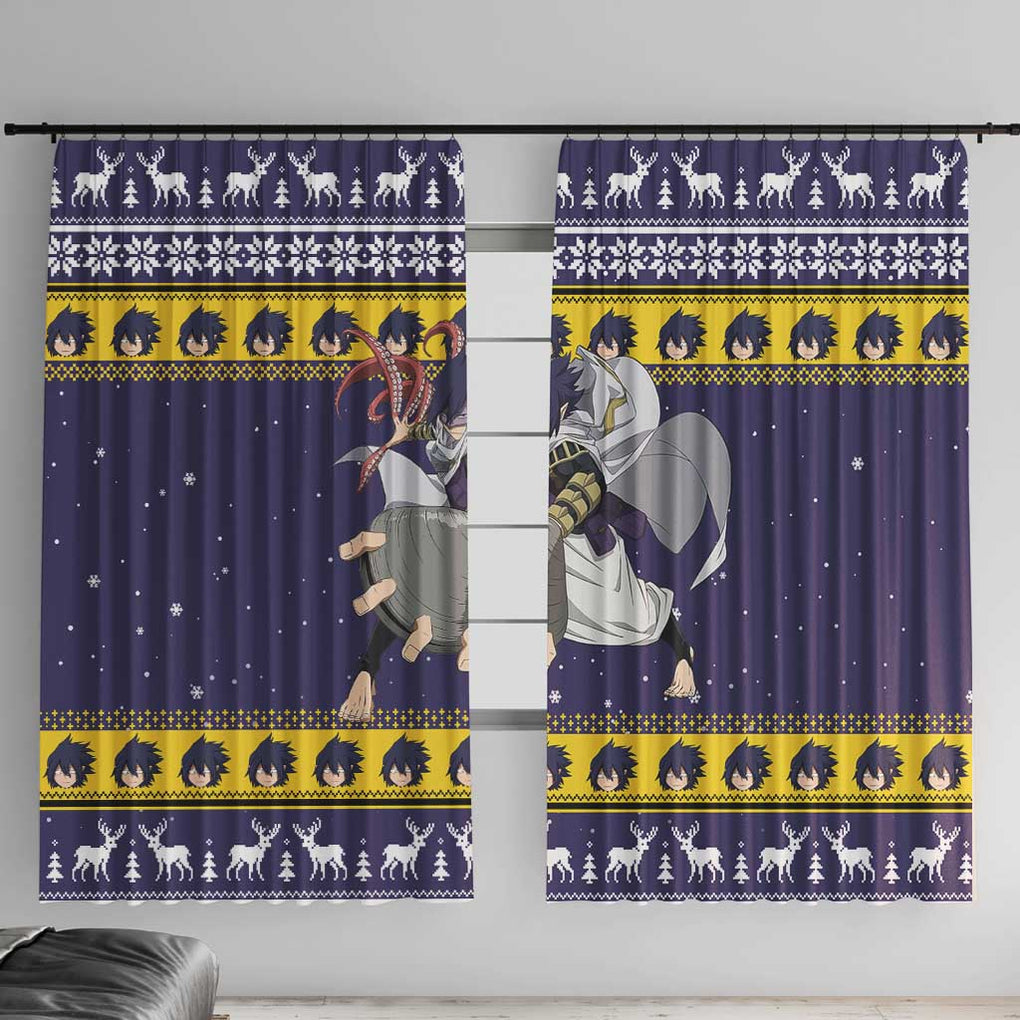 Suneater - My Hero Academia Window Curtain Anime Mix Christmas Style