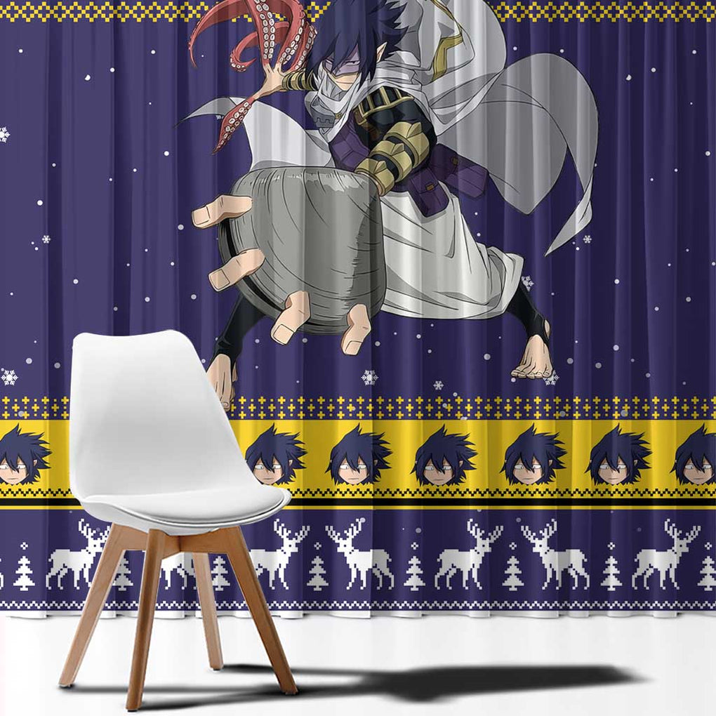 Suneater - My Hero Academia Window Curtain Anime Mix Christmas Style