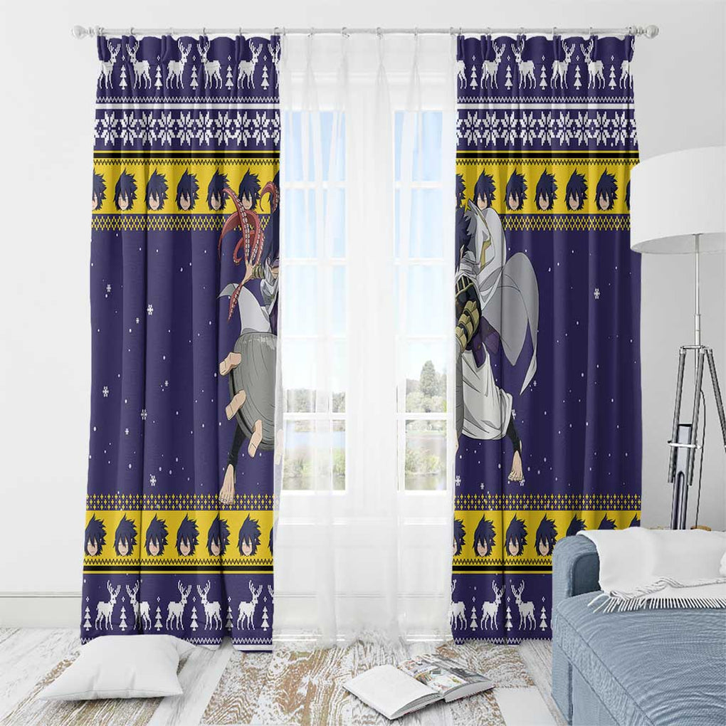 Suneater - My Hero Academia Window Curtain Anime Mix Christmas Style